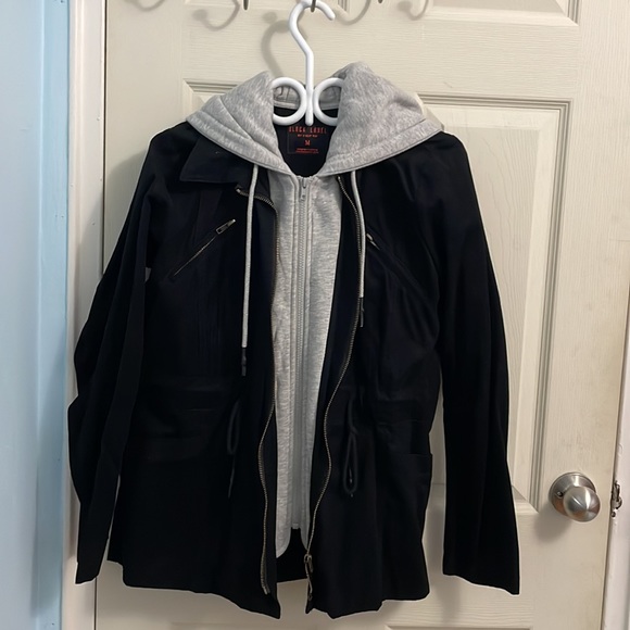 Black Label Hooded Utility Jacket - Picture 2 of 4